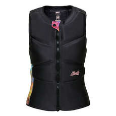 2023 Mystic Womens Ruby Kite Surfing Front-Zip Impact Vest - Grigio Scuro 220143