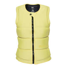 Mystic Womens Star Wake Boarding Front-Zip Impact Vest - Pastel Yellow