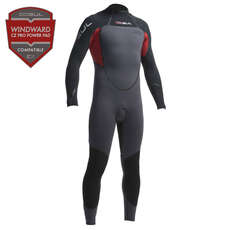 Gul PROFILE 53mm Blindstitch Bolt Dry Wetsuit - Gunmetal/Red Gul PROFILE 53mm Blindstitch Bolt Dry Wetsuit - Gunmetal/Red