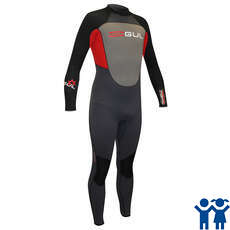 2013 Gul Respuesta Vapor 5/3 Mm Junior Traje - Gry / Rojo [Jxxs]