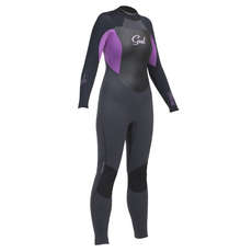 Gul Frauen Response-5/3 Mm Bs Steamer Wetsuit - Graphit / Iris Gul Frauen Response-5/3 Mm Bs Steamer Wetsuit - Graphit / Iris