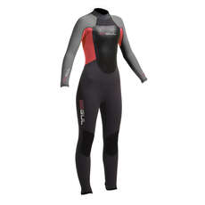 Gul Junior Antwort 4 / 3Mm Blindstitched Wetsuit - Schwarz / Rot