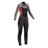 Gul Junior Antwort 4 / 3Mm Blindstitched Wetsuit - Schwarz / Rot