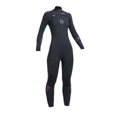 Gul Frauen Response 5 / 4Mm Cz Blind Wetsuit - Schwarz / Mulberry