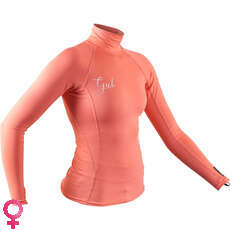 Gul Frauen Swami Langarm Rashvest - Coral - Rg0331-B7