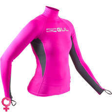 Gul Frauen Swami Langarm Rashvest - Npink / Grau - Rg0331-B7