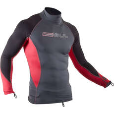 Gul Xola Langarm Rashvest - Traube / Rot - Rg0339-B7