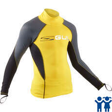 Gul Junior Langarm Rash Weste / Guard - Gelb / Grau - Rg0344-B7