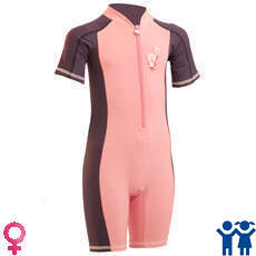 Gul Girls Sun Suit - Rose Quartz/D.Grey
