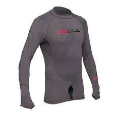 Gul Cz Pro Sailing Long Sleeve Rash Vest / Wächter - Grau