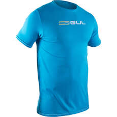 Gul Kurzarm T-Shirt Fit Rashvest - Crip Blue - Rg0366-B7