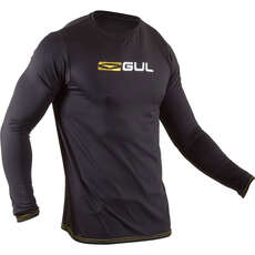 Gul Langarm T-Shirt Fit Rashvest - Schwarz - Rg0369-B7