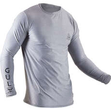Gul Langarm T-Shirt Fit Rashvest - Grau - Rg0369-B7