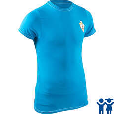 Gul Junior Kurzarm T-Shirt Fit Rashvest - Coral - Rg0371-B7