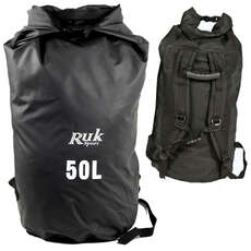 Ruk Sport 50L Dry Bag Mit Riemen - Kanu Kajak Segeln Wassersport