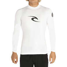 Rash Guard De Manga Larga Uv Rip Curl Corpo - Blanco Rash Guard De Manga Larga Uv Rip Curl Corpo - Blanco