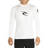Rip Curl Corpo Long Sleeve Uv Rash Guard - Bianco