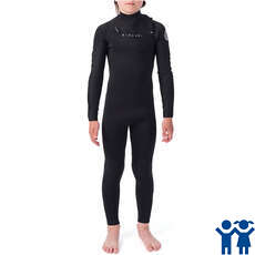 Rip Curl Junior Dawn Patrol 3 / 2Mm Traje Con Cremallera En El Pecho - Negro
