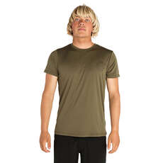 Rip Curl Kurzarm Compass Uv Tee  - Khaki