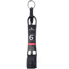 Rip Curl Regular 6Ft X 7Mm Surfboard Leash - Negro - Blexl1