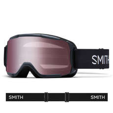 Smith Junior Daredevil Schneebrille - Shiny Black / Ignitor Mirror Antifog