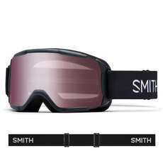 Smith Junior Daredevil Snow Goggles - Shiny Black / Ignitor Mirror Antiniebla