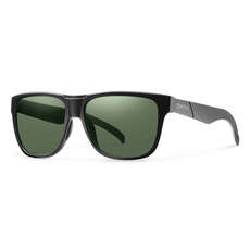 Smith Lowdown N Sonnenbrille - Matt Black / Green Polarized Chromapop