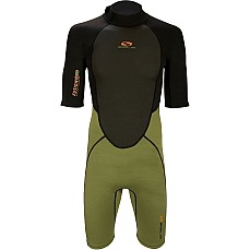 Sola Fusion 3/2Mm Shorty Neoprenanzug  - Schwarz Khaki