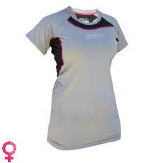 Gul Womens Code Zero Kurzen Ärmeln T-Shirt - Grau / Schwarz