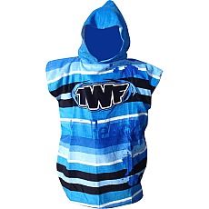 Twf Kids Ändern Robe / Poncho - Blau Twf Kids Ändern Robe / Poncho - Blau