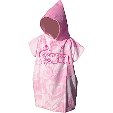 Twf Kids Ändern Robe / Poncho - Pink Twf Kids Ändern Robe / Poncho - Pink