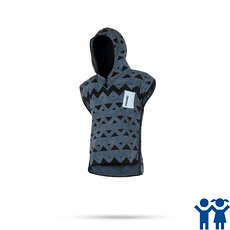 Mystic Kids Allover Poncho / Fleece / Wechselnde Robe - Zinn Mystic Kids Allover Poncho / Fleece / Wechselnde Robe - Zinn