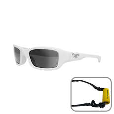 Triggernaut Dawn Watersports Sunglasses - Shiny White / Grey