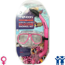 Typhoon Pro Masque Et Tuba Set - Ados / Dames - Rose