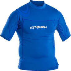 Top De Sarpullido De Manga Corta Typhoon - Azul Aqua 430023