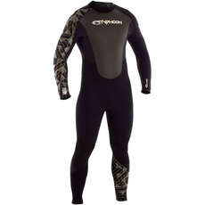 Typhoon Storm 3/2mm GBS Back Zip Wetsuit - Gold