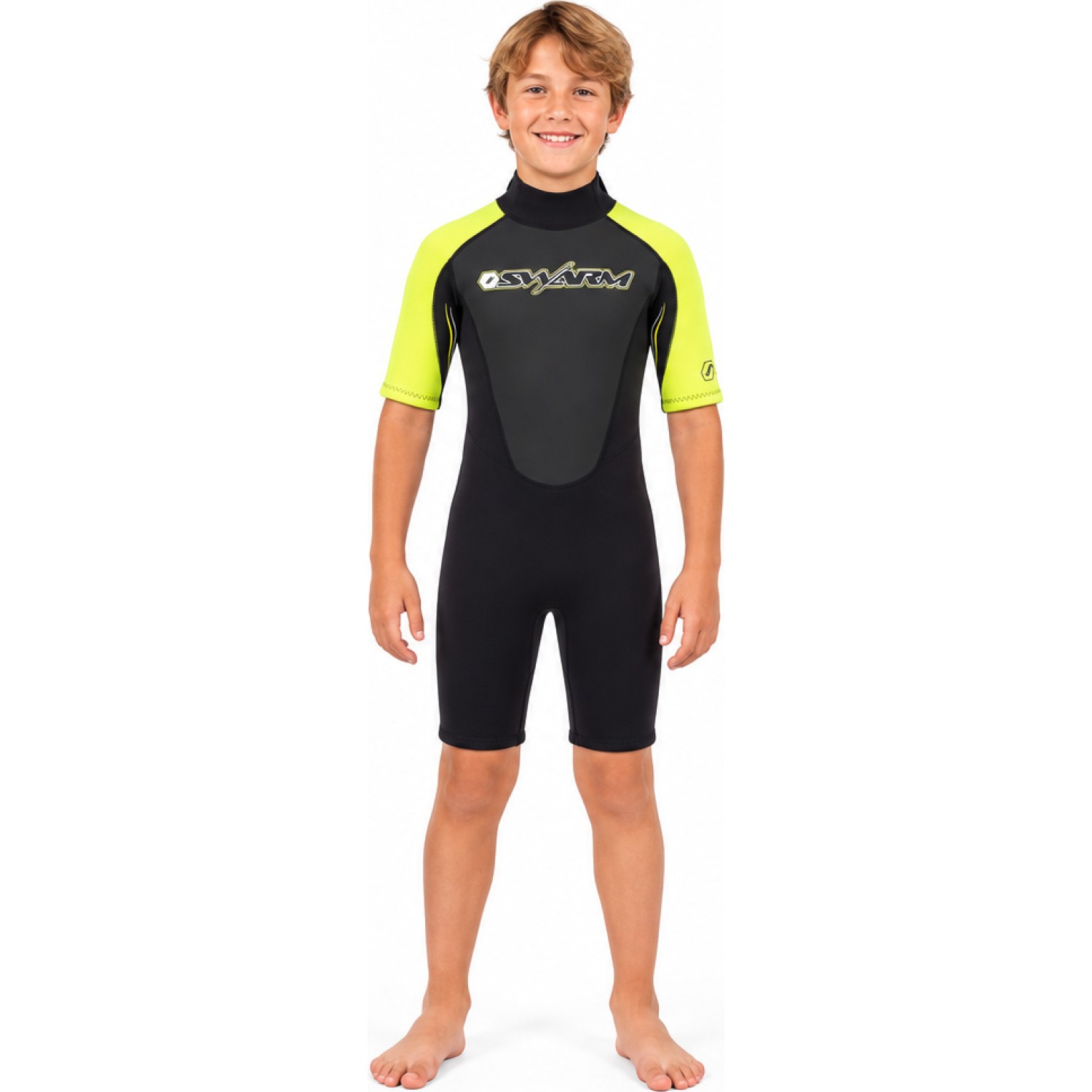 Typhoon Swarm Boys 3Mm Shorty Neoprenanzug - Flame Yellow - 471251