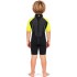Taifunschwarm Kleinkinder 3Mm Shorty Neoprenanzug - Flammengelb - 471351