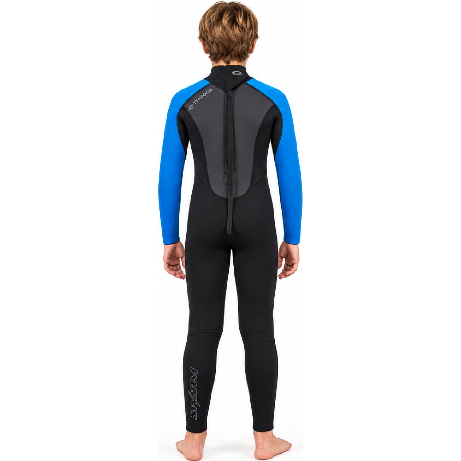Typhoon Swarm3 Boys 3 / 2Mm Fullsuit Neoprenanzug - Schwarz / Blau 250989