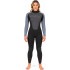 Typhoon Womens Swarm3 3 / 2Mm Backzip Neoprenanzug - Schwarz / Graphit 250984