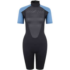 Traje De Neopreno Corto Typhoon Swarm3 3 / 2Mm  Para Mujer - Negro / Azul 250987