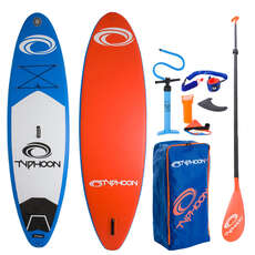 Typhoon Aufblasbares Sup Paddleboard Paket - 10'2 X 6 "- Blau Typhoon Aufblasbares Sup Paddleboard Paket - 10'2 X 6 "- Blau