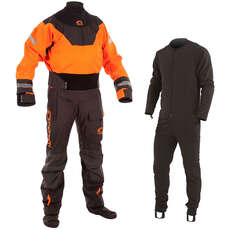 Typhoon Multisport Hinge Drysuit with Con Zip - With Fleece