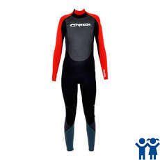 Typhoon Storm Boys 5mm Winter Wetsuit - Red