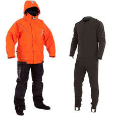 Typhoon Waterman Hinge Drysuit with Con Zip - With Fleece