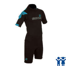 Typhoon Swarm Junior Boys Shorty Wetsuit 2014 - Black/Blue