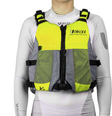 Vaikobi V3 Ocean Racing PFD - Flouro Yellow/Grey VK-177-FL-YL