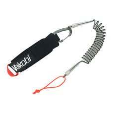 Vaikobi Enroulé Sup Calf Leash - Transparent/noir Vaikobi Enroulé Sup Calf Leash - Transparent/noir