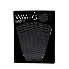 Wmfg Kiteboard Traction Pad - Almohadilla De Pie Trasera Clásica - Negro / Blanco