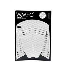 Wmfg Kiteboard Traction Pad - Classic Six Pack Pad Completo - Blanco / Negro